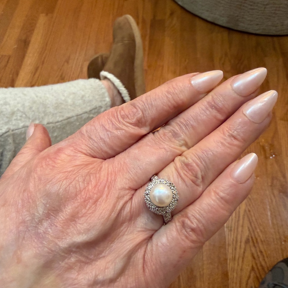 Vintage Sterling Silver 925 Ring Size 10